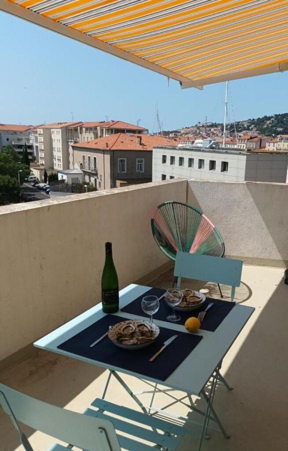 Appartement T2, Climatise, Wifi, Parking Et Piscine Prives 세테 외부 사진